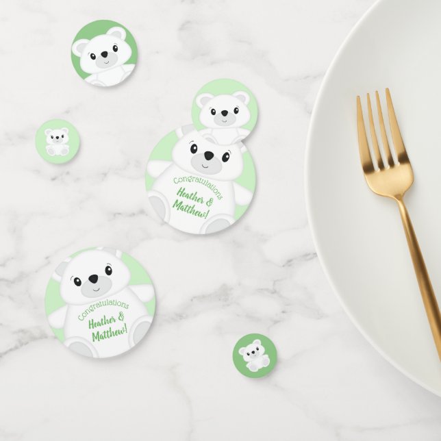 Polar Bear Baby Shower Confetti (Group)