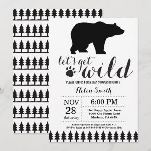 Polar Bear Baby Shower Invitation