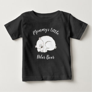 Polar Bear Baby Shower Winter Grey Gender Neutral T-Shirt