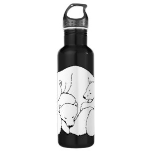 Polar Bear Bear Art Sport Bottle