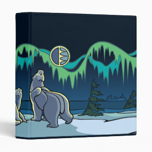 Polar Bear Binder Custom Cute Bear Art Photo Album