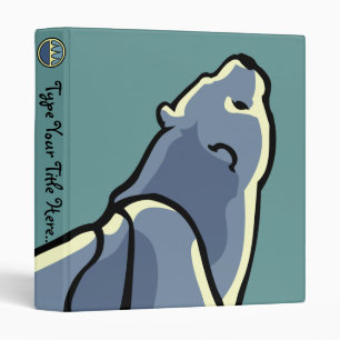 Polar Bear Binder Custom Cute Bear Art Photo Album