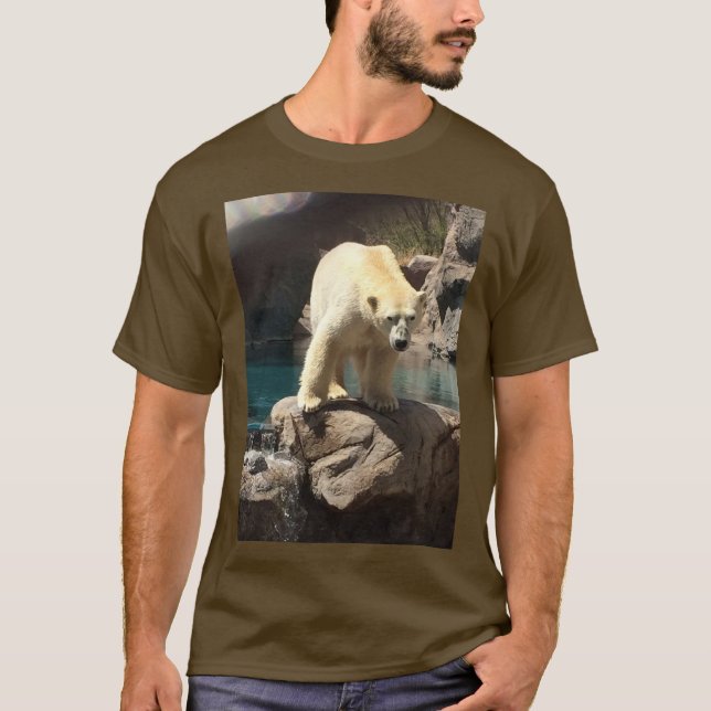 Polar Bear Brown T Shirt (Front)