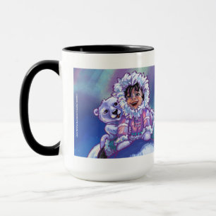 Polar Bear Bus Mug