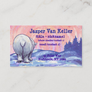 Polar Bear Business Card