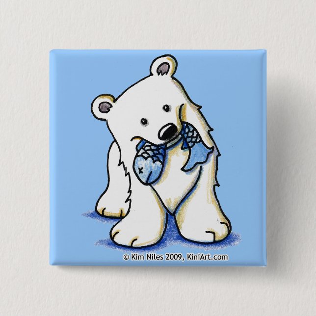 Polar Bear Button (Front)