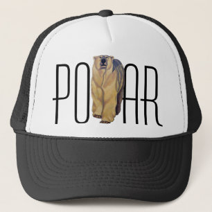 Polar Bear Caps & Hats Wildlife Art Hat