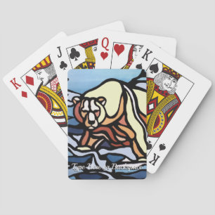 Polar Bear Cards Custom Tribal Bear Playing Cards