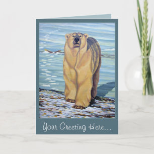 Polar Bear Cards Custom Wildlife Art Cards