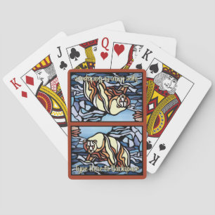 Polar Bear Cards Personalized Bear Playing Cards