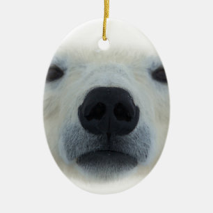 Polar Bear Ceramic Ornament