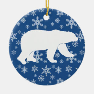 Polar Bear Ceramic Ornament