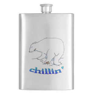 Polar Bear Chill stainless steel flask