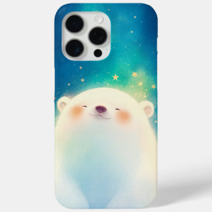 Polar Bear Chilling Charm iPhone 15 Pro Max Case
