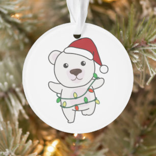 Polar Bear Christmas Winter Animals Polar Bears Ornament
