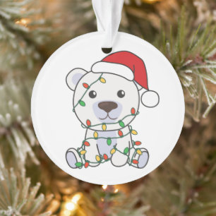 Polar Bear Christmas Winter Animals Polar Bears Ornament