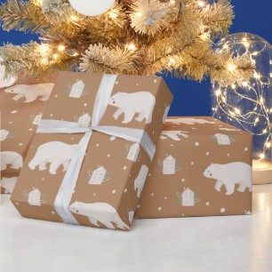 Polar Bear Christmas Wrapping Paper