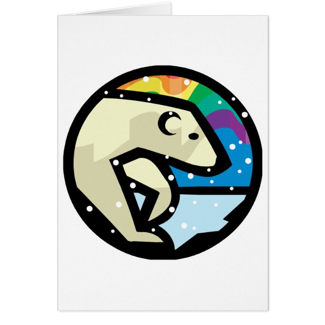 polar bear circle design (Front)