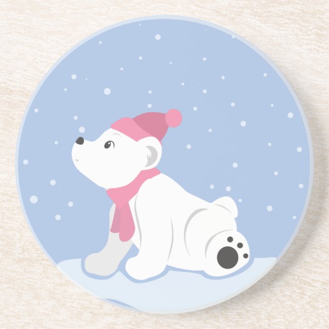 Polar Bear Coaster (Front)
