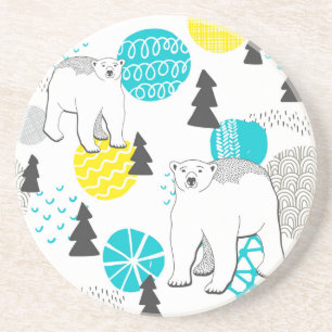Polar bear coaster