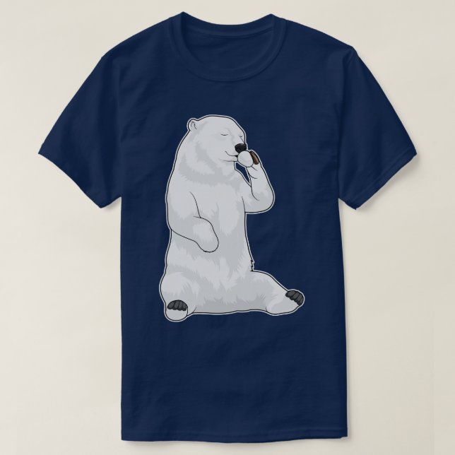 Polar bear Coffee Cup T-Shirt (Design Front)