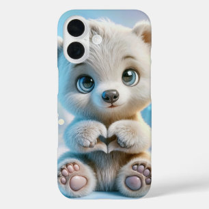 Polar Bear Cub  iPhone 16 Case