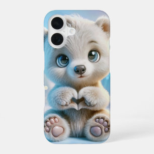 Polar Bear Cub iPhone 16 Case