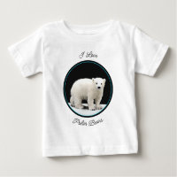 Polar Bear Cub Painting - Oiginal Wildlife Art