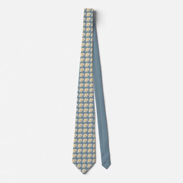 Polar Bear & Cub Ties Wildlife Art Tie / Necktie (Front)