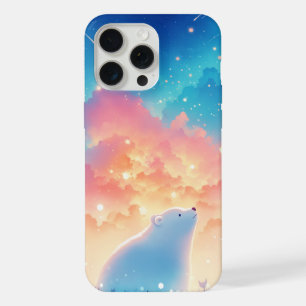 Polar Bear Daydreaming iPhone 15 Pro Max Case