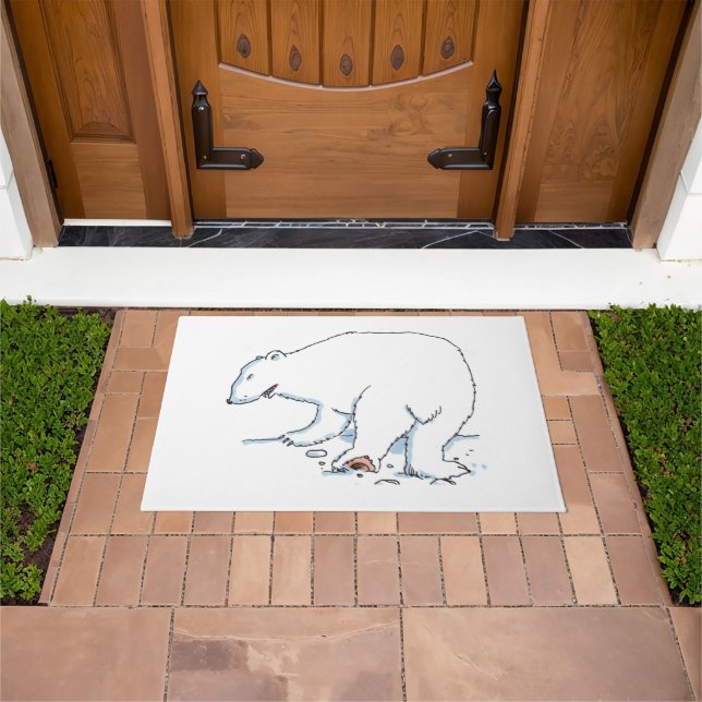 Polar Bear doormat (Outdoor)