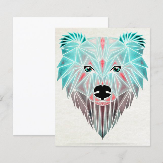 Polar Bear Drawing Art | Great Gift (Front/Back)