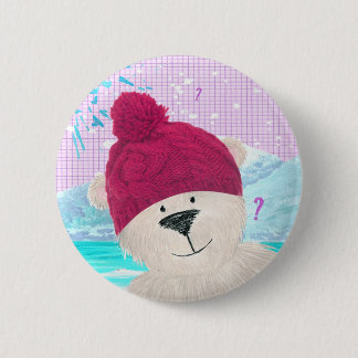 Polar Bear dude 2 Inch Round Button
