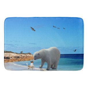 Polar Bear Encounter, Bath Mat