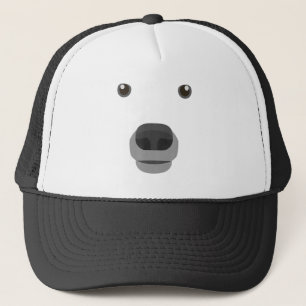 Polar Bear Face Costume Carnival Fancy Children . Trucker Hat