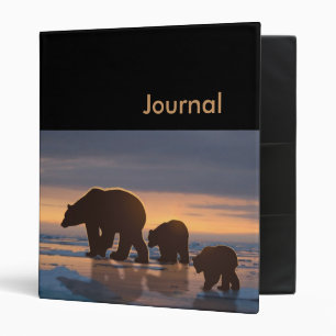 Polar Bear Family Binder