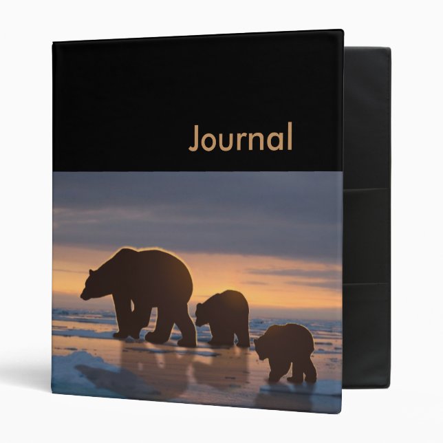 Polar Bear Family Binder (Front/Inside)