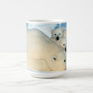 Polar Bear Family Coffee Mug