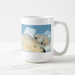 Polar Bear Family Coffee Mug
