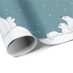 Polar Bear Family Wrapping Paper<br><div class="desc">Polar Bear Family</div>