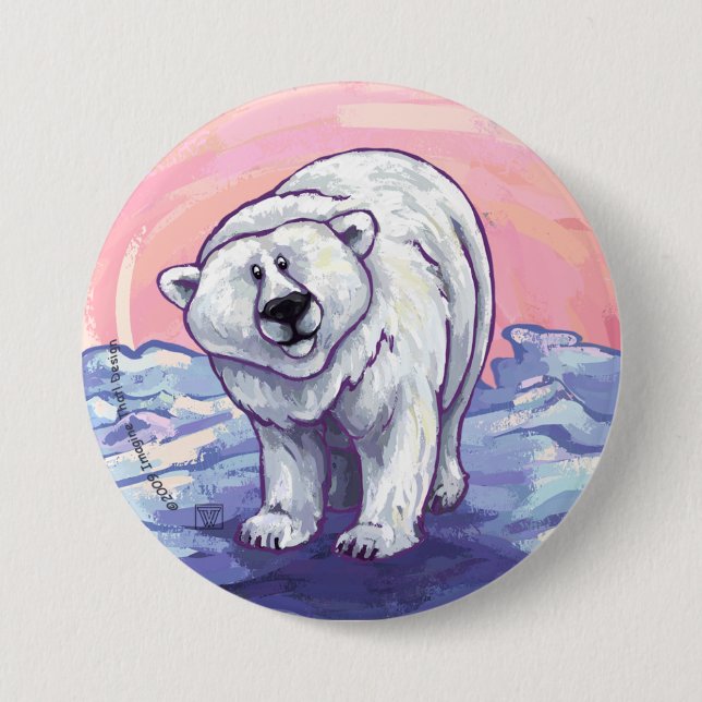 Polar Bear Gifts & Accessories 3 Inch Round Button (Front)
