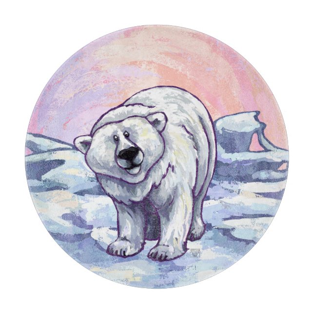 Polar Bear Gifts & Accessories Cutting Board (Front)
