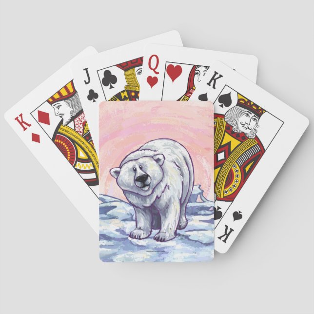 Polar Bear Gifts & Accessories Playing Cards (Back)