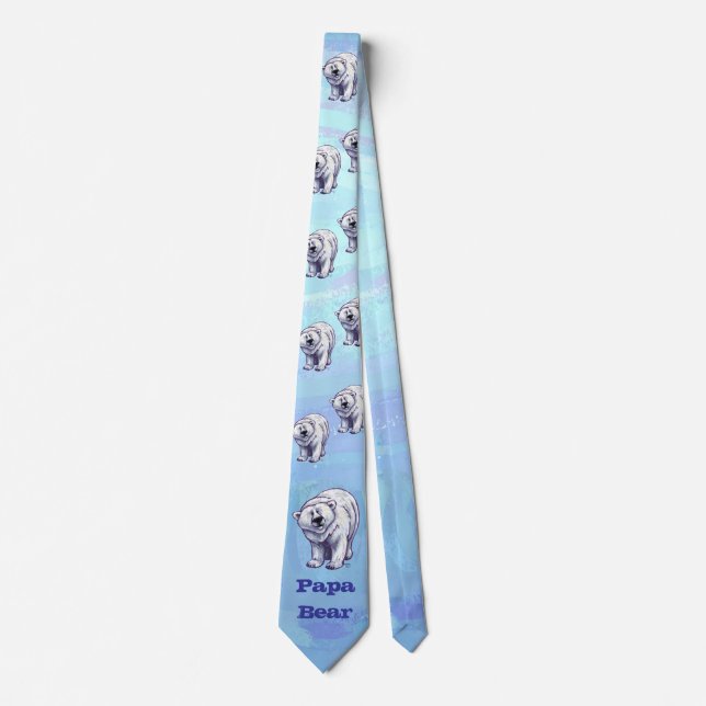 Polar Bear Gifts & Accessories Tie (Front)