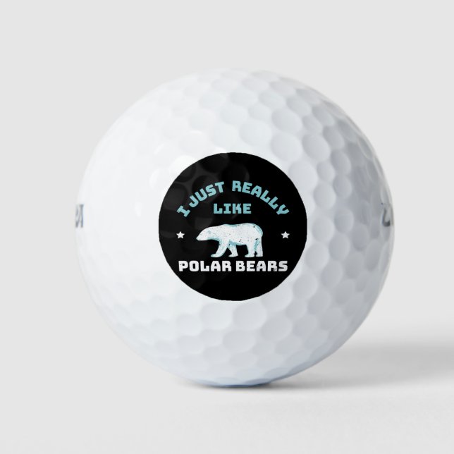 Polar Bear Golf Balls (Front)