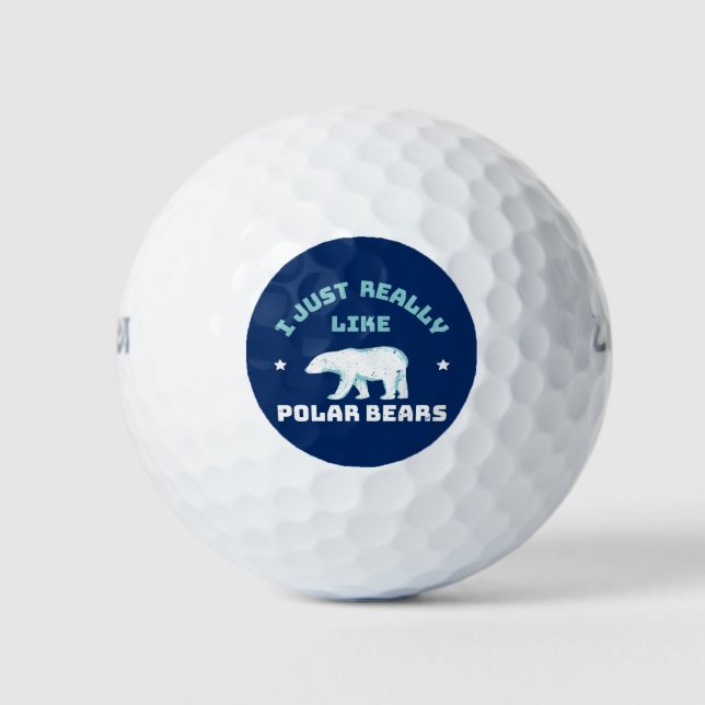 Polar Bear Golf Balls (Front)