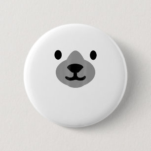 Polar Bear Halloween Costume Funny Adults Kids 2 Inch Round Button