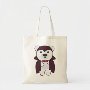 Polar Bear Halloween Cute Devil Kids Vampire Tote Bag
