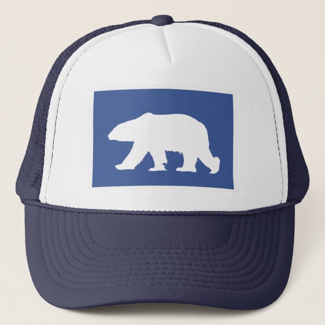 Polar bear hat. Make a statement Trucker Hat (Front)