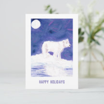 Polar Bear Holiday Card